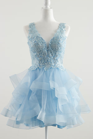 Light Blue Damas Dress or bridesmaids ...